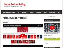 Tablet Screenshot of forexbrokerrating.net